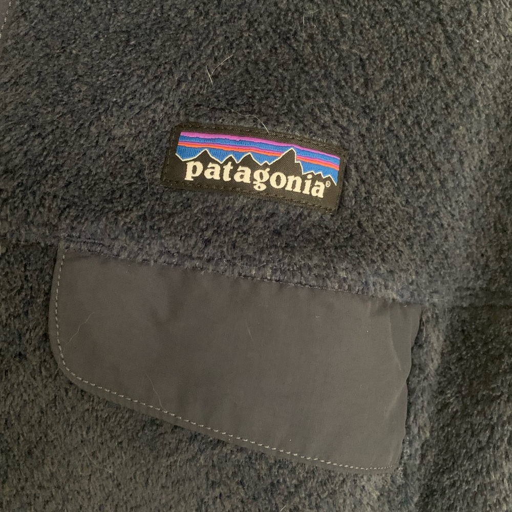 Navy Patagonia Snap-T Pullover - Picture 3 of 6